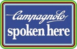 Campagnolo Spoken Here Sign
